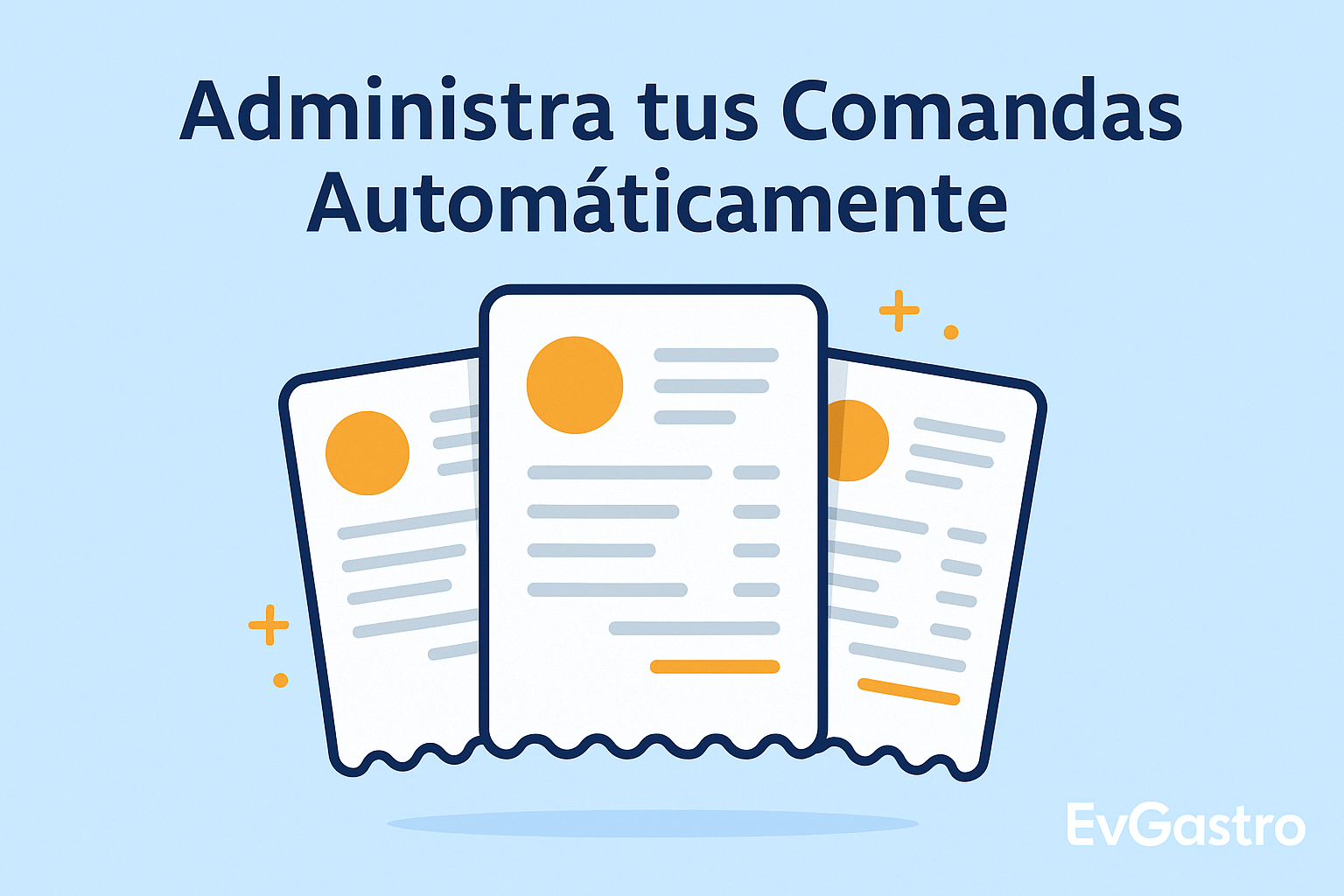 Sistema comandas automáticas restaurante cocina impresión inteligente software gastronómico EvGastro
